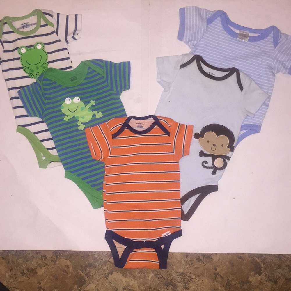 Baby Boy Onesies Bundle of 5